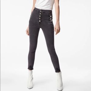 J BRAND NATASHA HIGH-RISE BELLATRIX DESTRUCT SZ 30